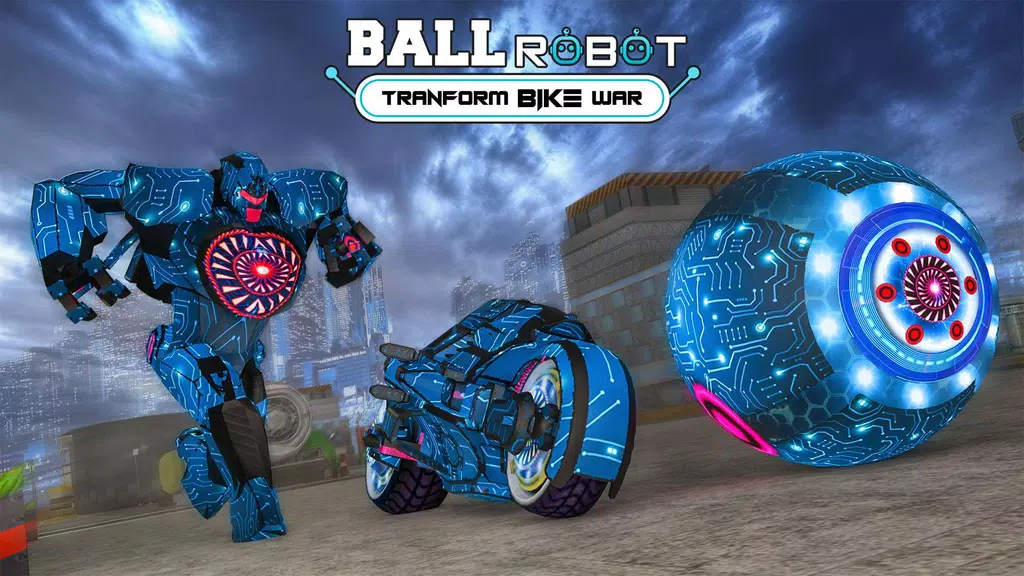 Ball Robot Transform Bike War Screenshot 3