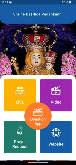 Vailankanni Shrine Live Mass Screenshot 2