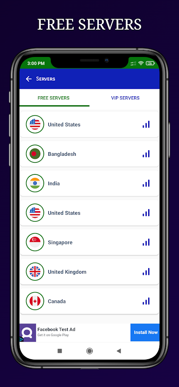 FastNet VPN : Secure VPN Proxy Screenshot 1 