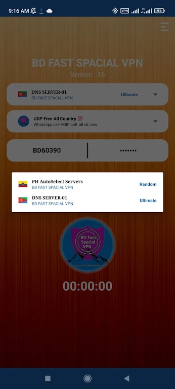 BD FAST SPACIAL VPN Screenshot 2