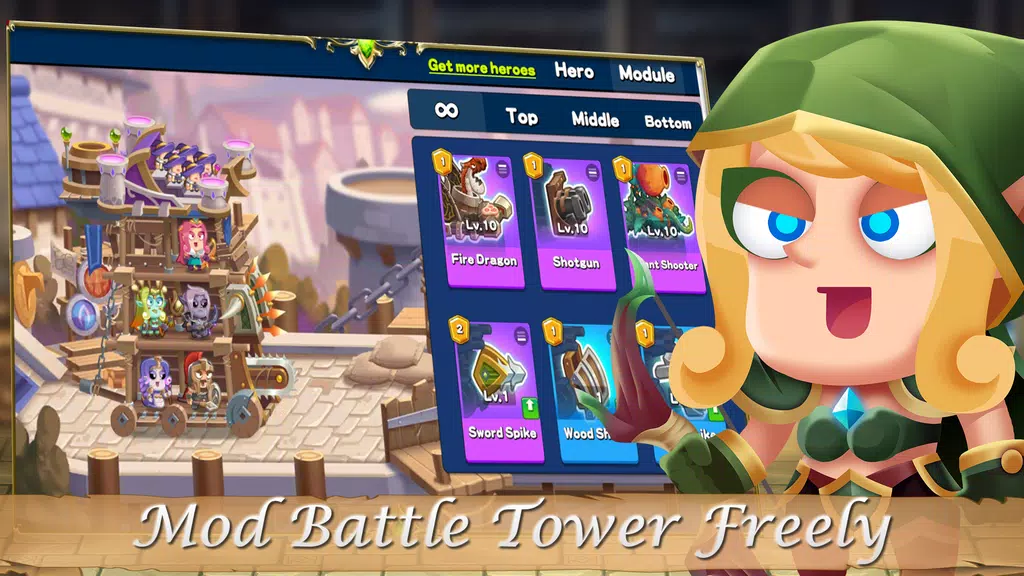 Battle Towers - TD Royale RPG Screenshot 3