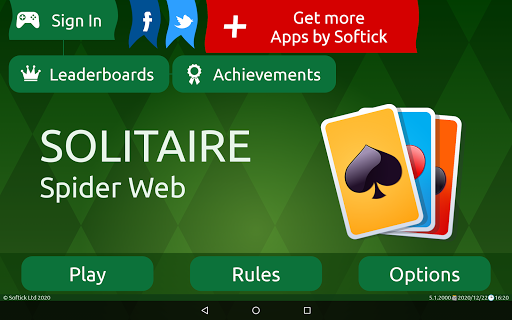 Spider Solitaire (Web rules) Screenshot 2