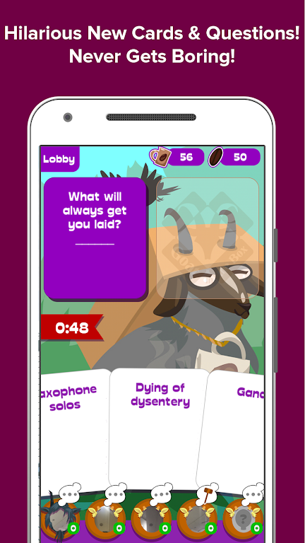 Goat in Box: Dirty Card Game Screenshot 1