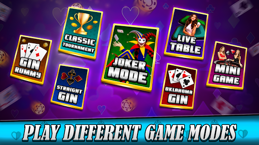 Gin rummy free Online card game Screenshot 1