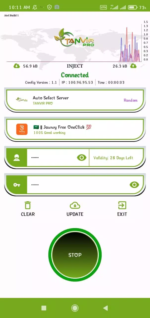 TANVIR PRO VPN Screenshot 1
