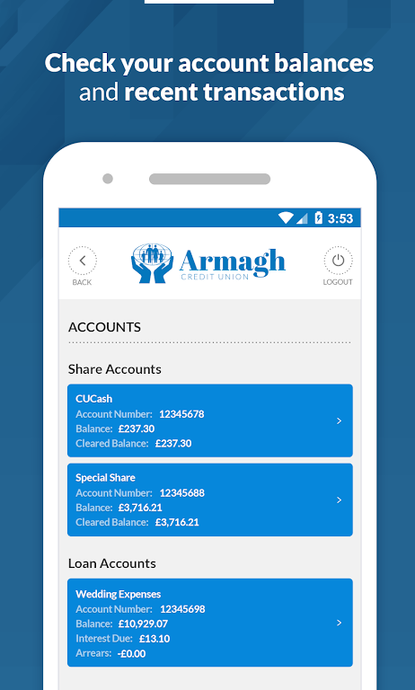 Armagh Credit Union Screenshot 2