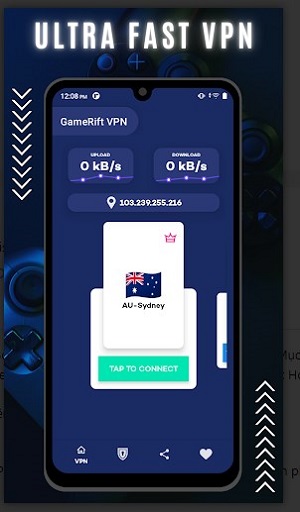 GameRift VPN - SecureVPN Proxy Screenshot 2