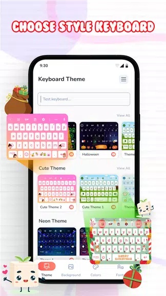 Emoji Keyboard: Theme, Photo Screenshot 1