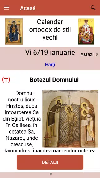 Calendar ortodox de stil vechi Screenshot 1 