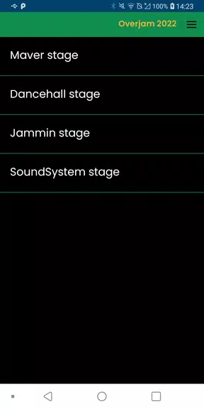 Overjam Festival App Screenshot 4