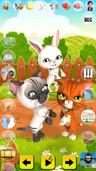 Talking Cat and Bunny Screenshot 1 