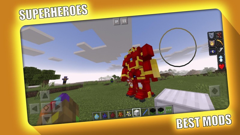 Superheroes Mod for Minecraft Screenshot 1