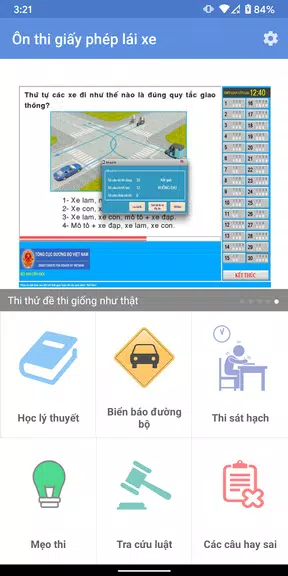 Ôn thi GPLX 600 câu hỏi Screenshot 4