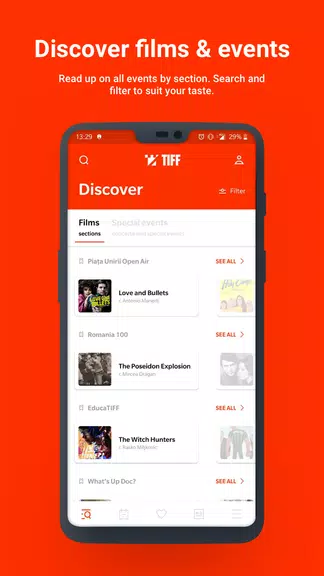 TIFF Official App Screenshot 1 