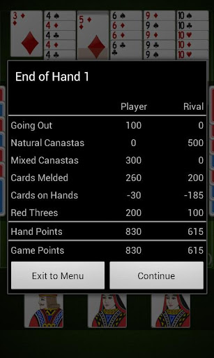 Canasta Free Screenshot 1