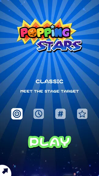 Popping Stars Game Screenshot 1 