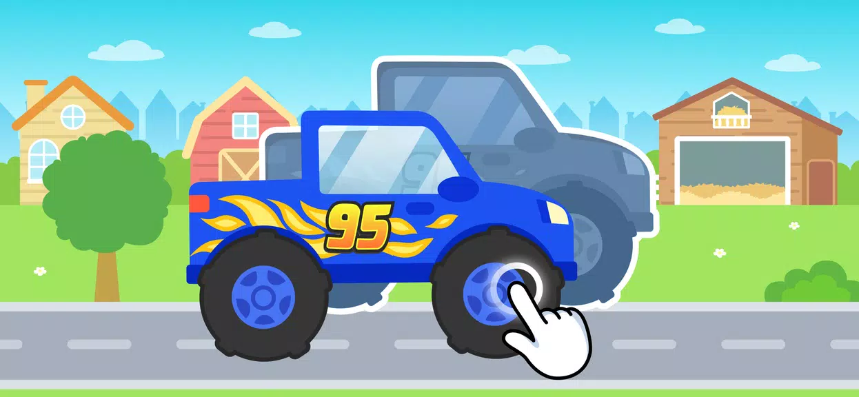 Monster Truck Game for Kids 2+ Screenshot 1