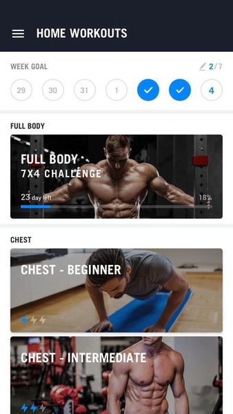 Home Workout - No Equipment Screenshot 1