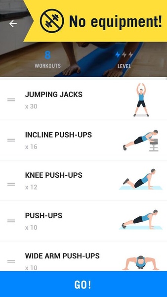 Home Workout - No Equipment Screenshot 5