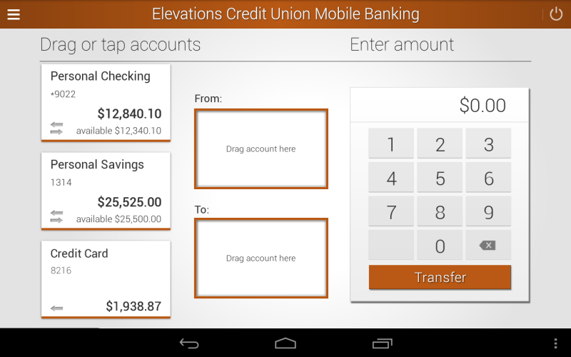 Elevations Credit Union Mobile Screenshot 3 