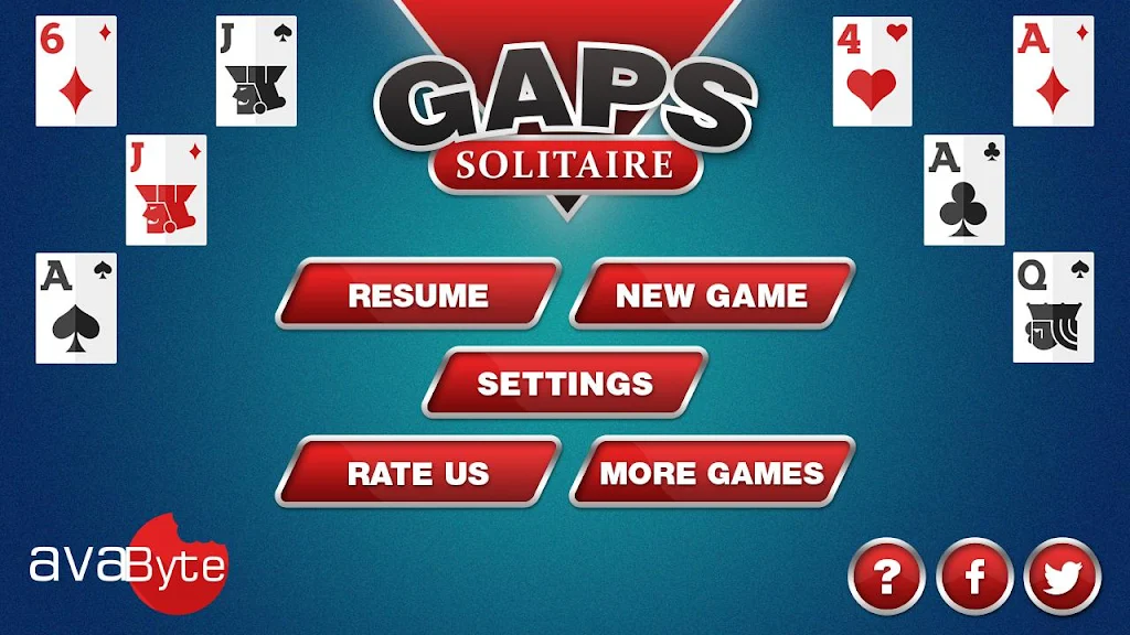 Gaps Solitaire Screenshot 1