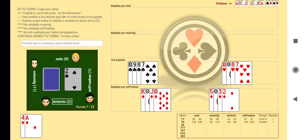 Continental (juego de cartas) Screenshot 1