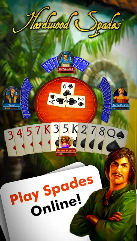 Hardwood Spades: Classic Cards Screenshot 1