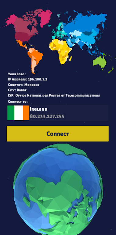 VPN Ireland - IP for Ireland Screenshot 2