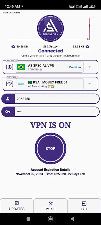 As Special Vpn Screenshot 3