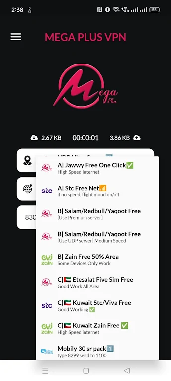 Mega Plus Vpn Screenshot 4