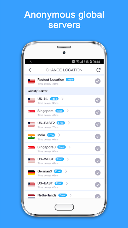 Super VPN : Unlimited Proxy Screenshot 3