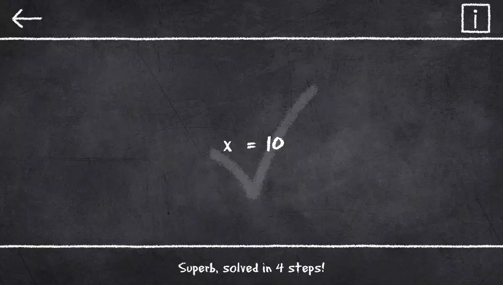 x=1: Learn to solve equations Screenshot 2