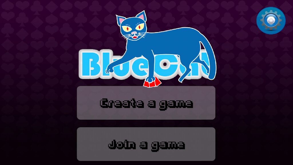 Blue cat (Multiplayer card gam Screenshot 1