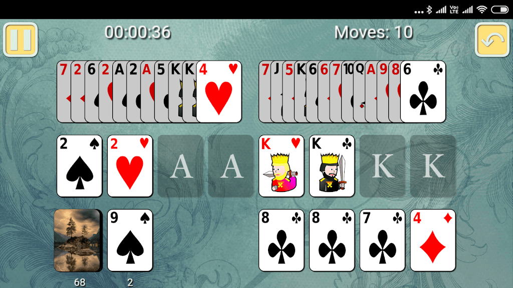 Aces and Kings Solitaire Screenshot 1