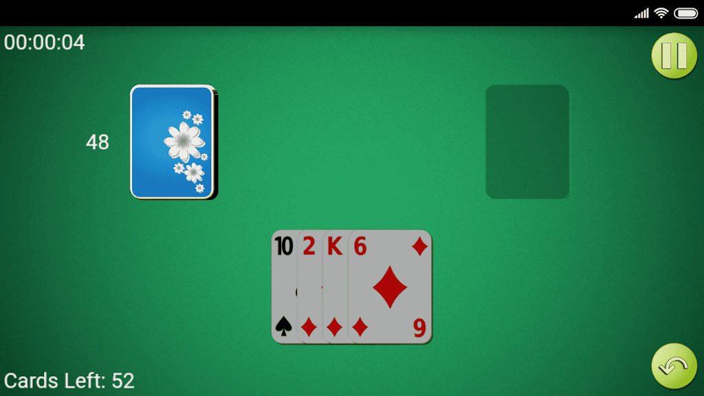 One-handed Solitaire Screenshot 1