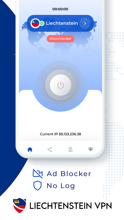 VPN Liechtenstein - Get IP Screenshot 2