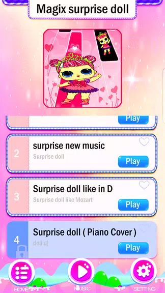 Magic surprise doll game piano Screenshot 1