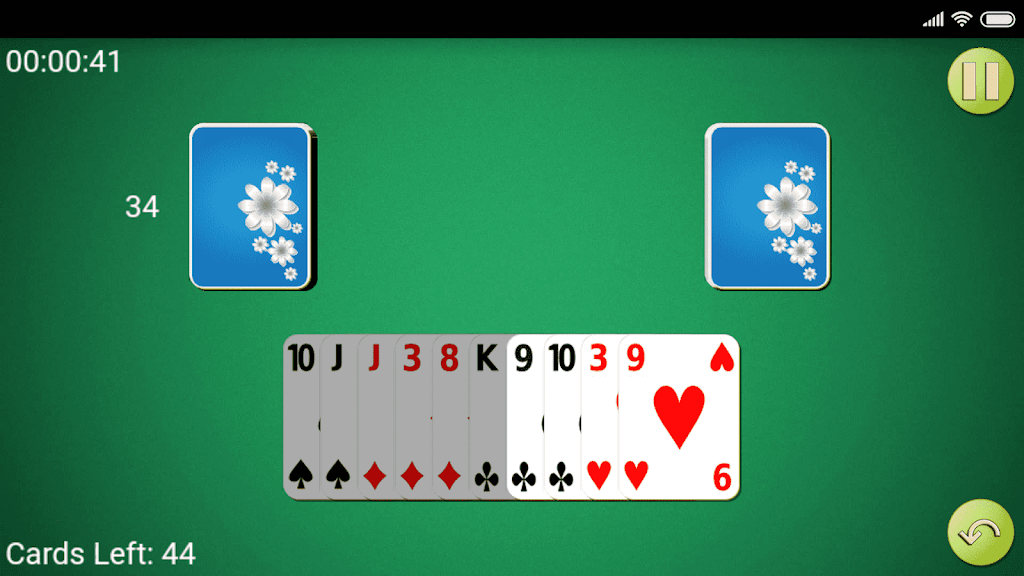 One-handed Solitaire Screenshot 3