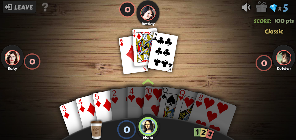 Hearts - Offline Card Game Screenshot 3