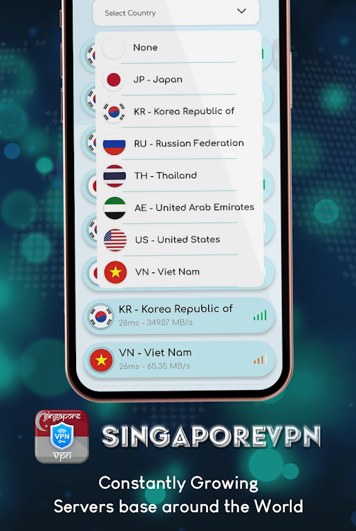 VPN Singapore-Singapore ip VPN Screenshot 3