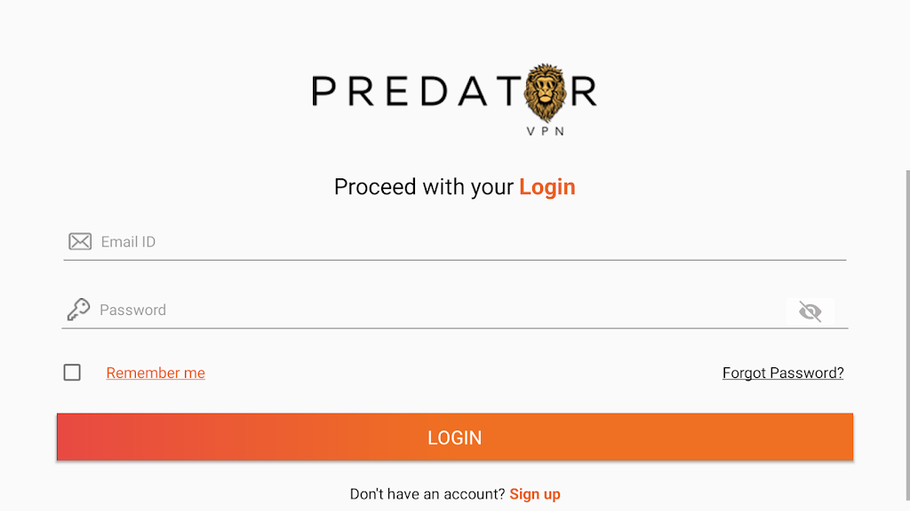 VPN PREDATOR Screenshot 2