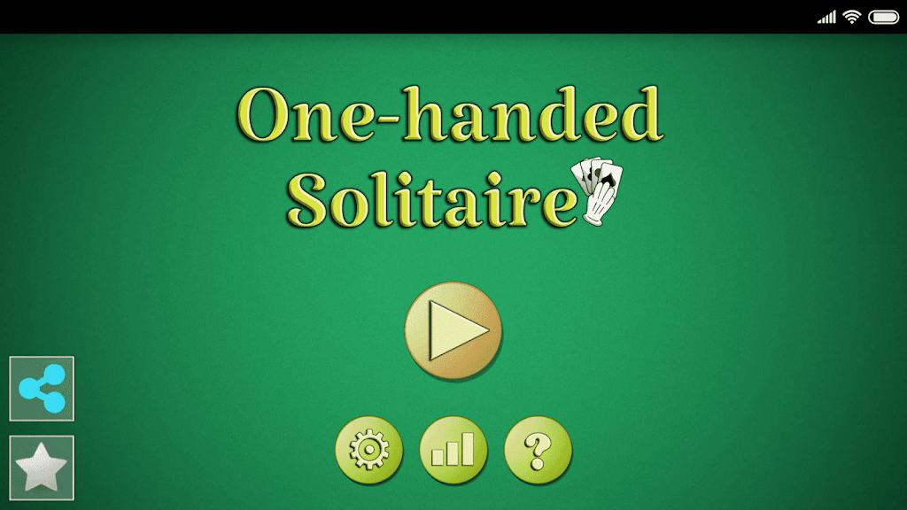 One-handed Solitaire Screenshot 4