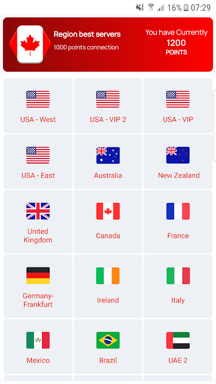 Canada VPN Fast & Secure Proxy Screenshot 3