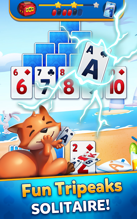 Solitaire Tripeak Travel 2023 Screenshot 4 