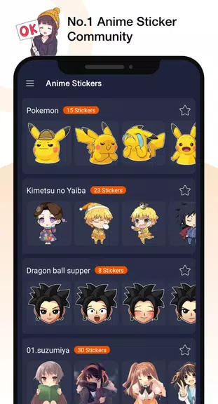 Anime Stickers for Whatsapp Screenshot 2