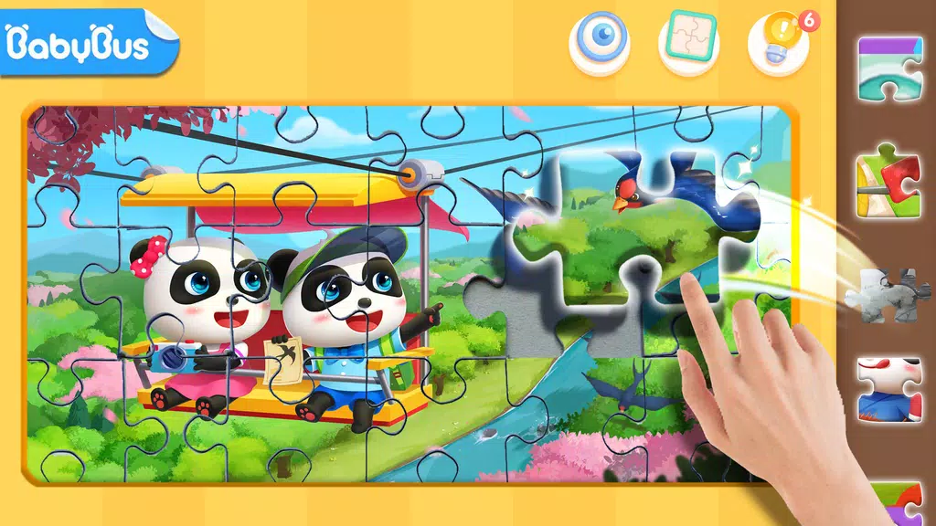 Baby Panda's Kids Puzzles Screenshot 1