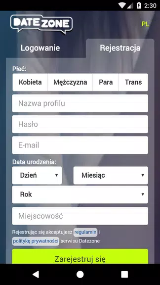 Datezone - Oficjalna aplikacja Screenshot 2