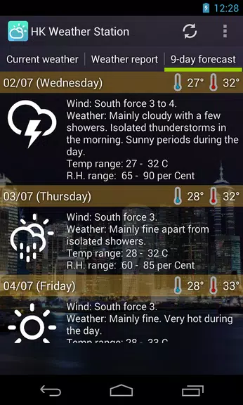 HK Weather Station Screenshot 3