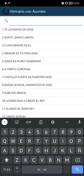 Himnario con Acordes - TBBAI Screenshot 2