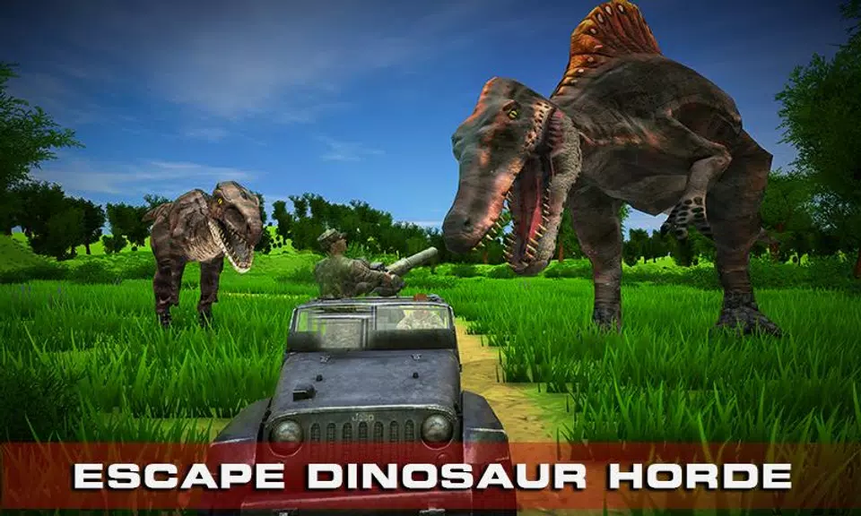 Wild Dinosaur Shooting Escape Screenshot 4 